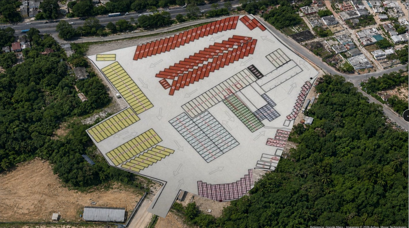 Master plan de Parking VIP